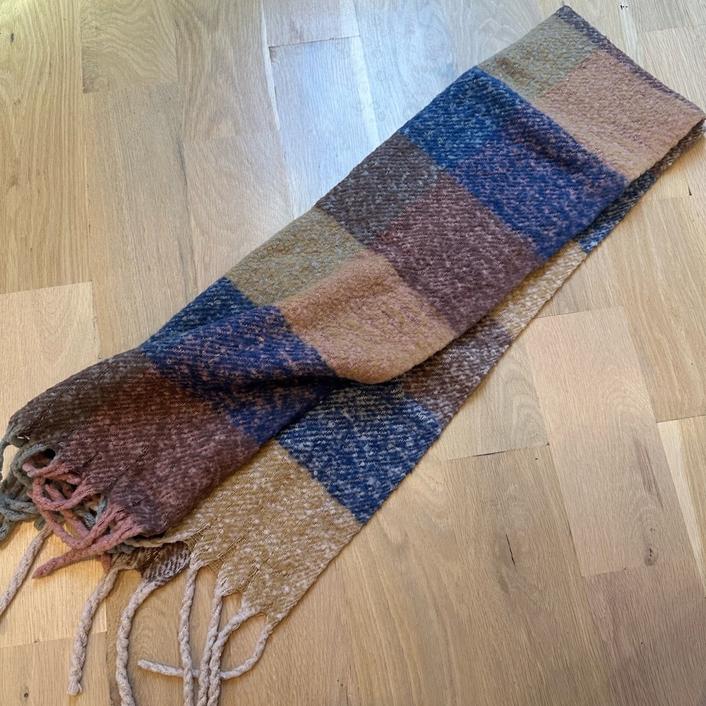 Dry Goods Multicolor Plaid Scarf